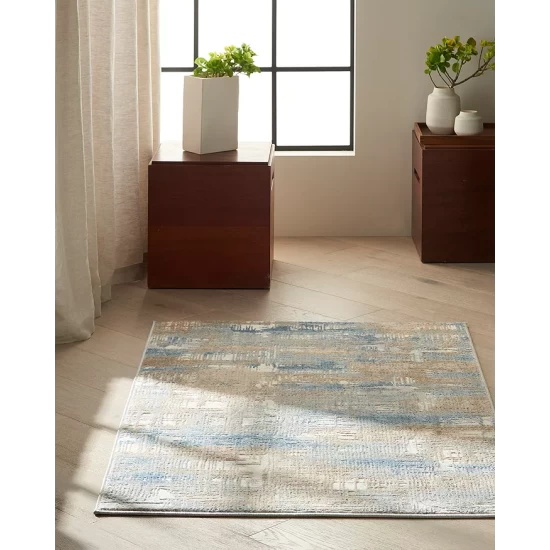 Deals ๐งจ Calvin Klein CK950 Rush Area Rug, 3' X 5' Ivory/blue โ 4 Deals ๐งจ Calvin Klein CK950 Rush Area Rug, 3' X 5' Ivory/blue โ - Image 4