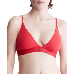 Best reviews of 🔔 Calvin Klein Embossed Icon Holiday Triangle Bralette Exact 💯