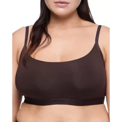 Cheap 😀 Calvin Klein Form To Body Unlined Bralette Woodland 😉