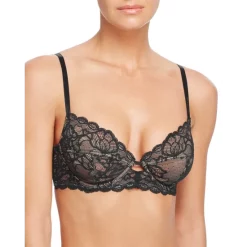 Coupon 👏 Calvin Klein Seductive Comfort Lace Full Coverage Unlined Bra Black ✨