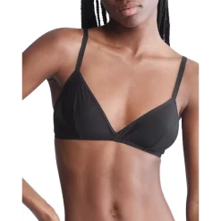 Best Pirce ❤️ Calvin Klein Sheer Marquisette Unlined Triangle Bra Subdued ✔️