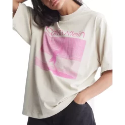 Best reviews of 🔥 Calvin Klein Standards Shot Put Graphic Tee Bone White 🔔