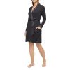 Outlet 🤩 Calvin Klein Satin Trim Robe Black 🛒