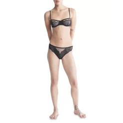 Best Pirce 🔥 Calvin Klein Unlined Graphic Lace Balconette Bra Black 🎁 -Outlet Calvin Klein Store unnamed file 1188