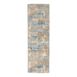 Deals 😍 Calvin Klein CK950 Rush Runner Area Rug, 2'3 X 7' Ivory/blue 🎉