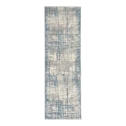 Deals 😍 Calvin Klein CK950 Rush Runner Area Rug, 2'3 X 7' Ivory/blue 🎉 -Outlet Calvin Klein Store unnamed file 1271