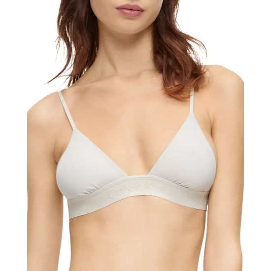Promo 👏 Calvin Klein Standards Unlined Triangle Bralette Clay ✨ 1 Promo 👏 Calvin Klein Standards Unlined Triangle Bralette Clay ✨