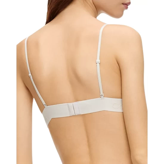 Promo 👏 Calvin Klein Standards Unlined Triangle Bralette Clay ✨ 2 Promo 👏 Calvin Klein Standards Unlined Triangle Bralette Clay ✨ - Image 2