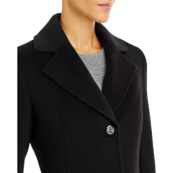 Hot Sale 👏 Calvin Klein Mid-Length 🧥 Coat Black 😀 -Outlet Calvin Klein Store unnamed file 15