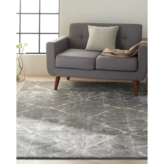 New 🔔 Calvin Klein Gradient Rug - Shibori, 7'9" X 9'9" Granite 😍 3 New 🔔 Calvin Klein Gradient Rug - Shibori, 7'9" X 9'9" Granite 😍 - Image 3