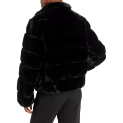 Best Sale 🔔 Calvin Klein Faux Fur Jacket Black 🔔 -Outlet Calvin Klein Store unnamed file 152