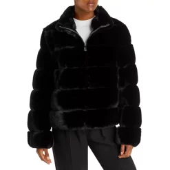 Best Sale 🔔 Calvin Klein Faux Fur Jacket Black 🔔 -Outlet Calvin Klein Store unnamed file 153