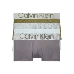 Wholesale 🤩 Calvin Klein Steel Low Rise Micro Trunks, Pack Of 3 Red Grape Storm Cloud Blue Shadow 🤩 -Outlet Calvin Klein Store unnamed file 163