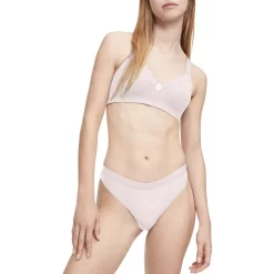 New 🥰 Calvin Klein Wireless Unlined Triangle Bra Barely Pink 💯 -Outlet Calvin Klein Store unnamed file 1630