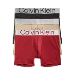 Wholesale 🤩 Calvin Klein Steel Low Rise Micro Trunks, Pack Of 3 Red Grape Storm Cloud Blue Shadow 🤩 -Outlet Calvin Klein Store unnamed file 164