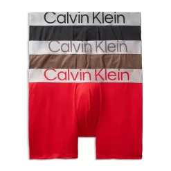 Wholesale 🤩 Calvin Klein Steel Low Rise Micro Trunks, Pack Of 3 Red Grape Storm Cloud Blue Shadow 🤩 -Outlet Calvin Klein Store unnamed file 165