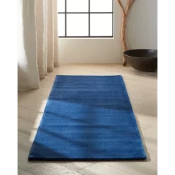 Deals ❤️ Calvin Klein CK18 Lunar Runner Area Rug, 2'3" X 7'5" Klein Blue 🎁 -Outlet Calvin Klein Store unnamed file 1821
