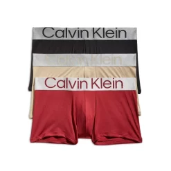 Discount 🧨 Calvin Klein Low Rise Trunk, Pack Of 3 Blue/black/lavender ⭐ -Outlet Calvin Klein Store unnamed file 190