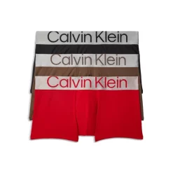 Discount 🧨 Calvin Klein Low Rise Trunk, Pack Of 3 Blue/black/lavender ⭐ -Outlet Calvin Klein Store unnamed file 192