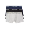 New 🥰 Calvin Klein Ultra Soft Modern Trunks, Pack Of 3 Gray/black/blue ⌛