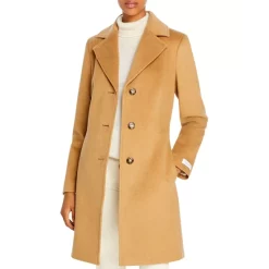 Discount 😍 Calvin Klein Mid-Length 🧥 Coat Pastel Blue 🥰