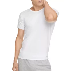 Budget 💯 Calvin Klein Cotton Blend Tees, Pack Of 2 White 👏 -Outlet Calvin Klein Store unnamed file 270