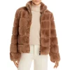 Brand new 😀 Calvin Klein Faux Fur Jacket Dark Camel ❤️