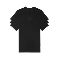 Deals 💯 Calvin Klein Cotton Stretch Moisture Wicking V Neck Tees, Pack Of 3 White 🔥