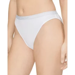 Deals ⌛ Calvin Klein Pure Ribbed High Leg 👙 Bikini Honey Almond ⭐