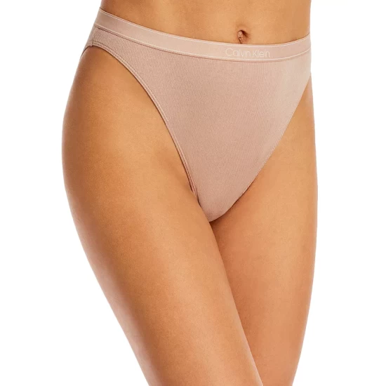 Deals ⌛ Calvin Klein Pure Ribbed High Leg 👙 Bikini Honey Almond ⭐ 6 Deals ⌛ Calvin Klein Pure Ribbed High Leg 👙 Bikini Honey Almond ⭐ - Image 6