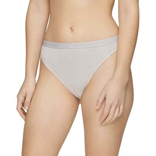 Deals ⌛ Calvin Klein Pure Ribbed High Leg 👙 Bikini Honey Almond ⭐ 7 Deals ⌛ Calvin Klein Pure Ribbed High Leg 👙 Bikini Honey Almond ⭐ - Image 7