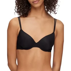 Wholesale 💯 Calvin Klein Sheer Marquisette Spacer Demi Bra Black 🧨
