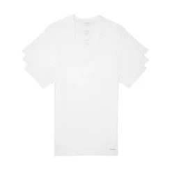 Brand new ⌛ Calvin Klein Short-Sleeve V-Neck Tee - Pack Of 3 White 😀