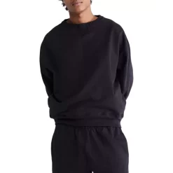 Cheap ✨ Calvin Klein Standards Cotton Blend Fleece Relaxed Fit Crewneck Sweatshirt Nettle 🌟