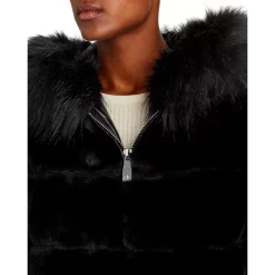 Cheap ⭐ Calvin Klein Faux Fur Jacket Black 🎉 -Outlet Calvin Klein Store unnamed file 44