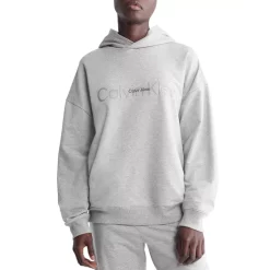 Coupon ๐ฏ Calvin Klein Embossed Icon Lounge Hoodie Grey Heather ๐