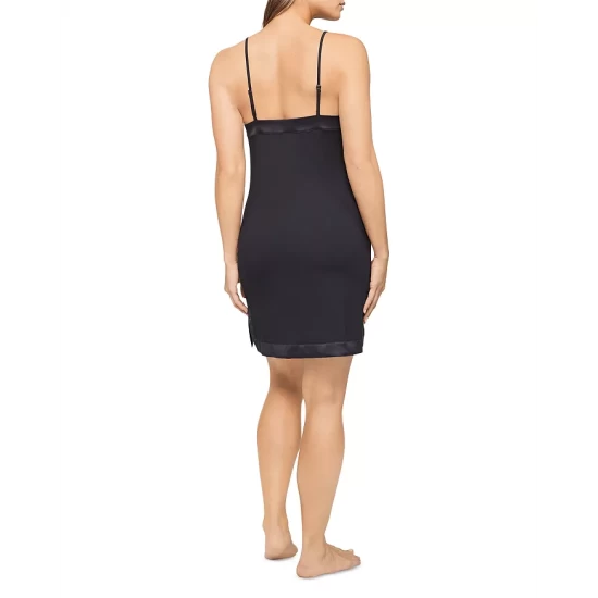 Buy ๐ Calvin Klein Satin Trim Chemise Black ๐ 2 Buy ๐ Calvin Klein Satin Trim Chemise Black ๐ - Image 2