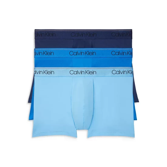 Wholesale 🎁 Calvin Klein Microfiber Stretch Wicking Low Rise Trunks, Pack Of 3 Black 🥰 1 Wholesale 🎁 Calvin Klein Microfiber Stretch Wicking Low Rise Trunks, Pack Of 3 Black 🥰