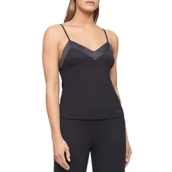 Discount โ๏ธ Calvin Klein Satin Trim Lounge Camisole Black โญ