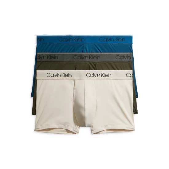 Wholesale 🎁 Calvin Klein Microfiber Stretch Wicking Low Rise Trunks, Pack Of 3 Black 🥰 6 Wholesale 🎁 Calvin Klein Microfiber Stretch Wicking Low Rise Trunks, Pack Of 3 Black 🥰 - Image 6