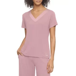 Top 10 🌟 Calvin Klein Ultra Soft Sleep Tee Pink Satin ⭐ -Outlet Calvin Klein Store unnamed file 646