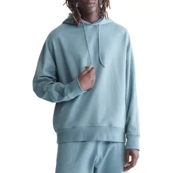 Outlet ✔️ Calvin Klein Standards Logo Back Fleece Hoodie Nirvana ✔️