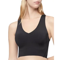 Cheapest ๐ฅ Calvin Klein Invisibles Comfort V Neck Mesh Bralette Black ๐