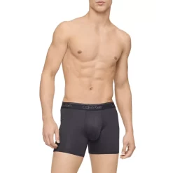 Coupon 🔔 Calvin Klein Microfiber Stretch Wicking Boxer Briefs, Pack Of 3 Black 👏 -Outlet Calvin Klein Store unnamed file 68