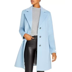 Discount 😍 Calvin Klein Mid-Length 🧥 Coat Pastel Blue 🥰 -Outlet Calvin Klein Store unnamed file 7