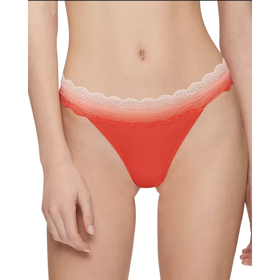 Brand new ⭐ Calvin Klein Lace Trim Thong Vermillion Brown 😉 3 Brand new ⭐ Calvin Klein Lace Trim Thong Vermillion Brown 😉 - Image 3