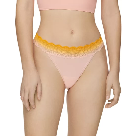 Brand new ⭐ Calvin Klein Lace Trim Thong Vermillion Brown 😉 5 Brand new ⭐ Calvin Klein Lace Trim Thong Vermillion Brown 😉 - Image 5