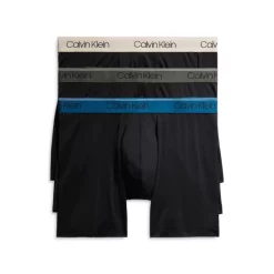 Coupon 🔔 Calvin Klein Microfiber Stretch Wicking Boxer Briefs, Pack Of 3 Black 👏 -Outlet Calvin Klein Store unnamed file 73