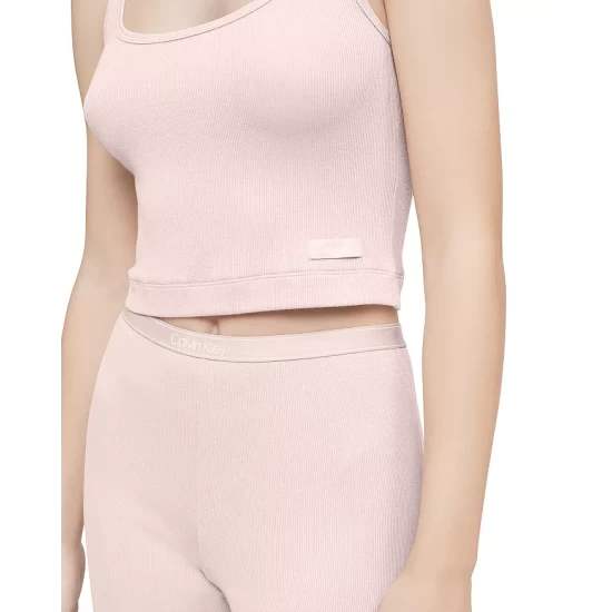 Cheapest โญ Calvin Klein Pure Ribbed Cropped Tank Barely Pink ๐ 3 Cheapest โญ Calvin Klein Pure Ribbed Cropped Tank Barely Pink ๐ - Image 3