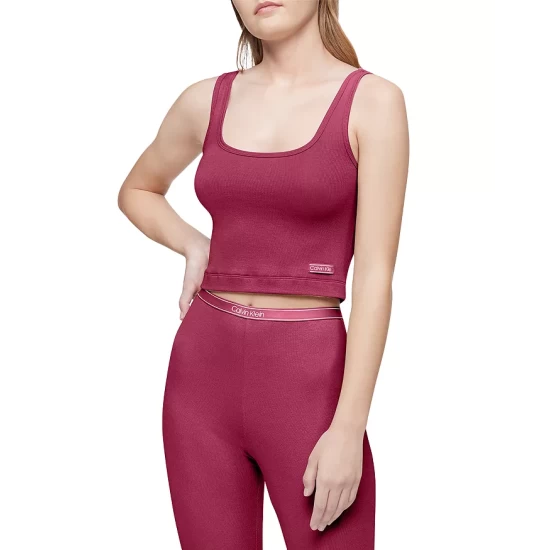 Cheapest โญ Calvin Klein Pure Ribbed Cropped Tank Barely Pink ๐ 4 Cheapest โญ Calvin Klein Pure Ribbed Cropped Tank Barely Pink ๐ - Image 4